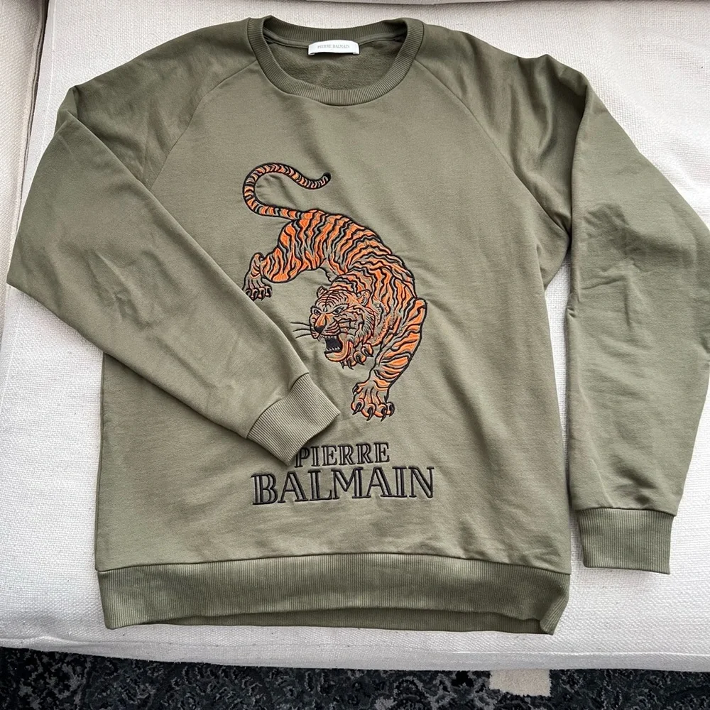 Pierre Balmain Tiger Print sweatshirt - Picture 4 of 8